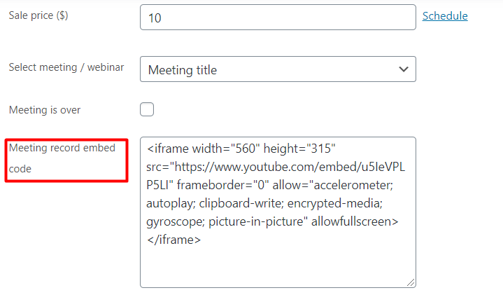 WooCommerce Zoom Settings
