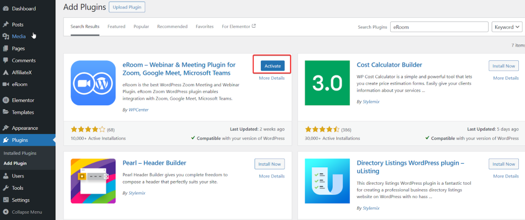 Install and Activate eRoom Free Version & eRoom Pro